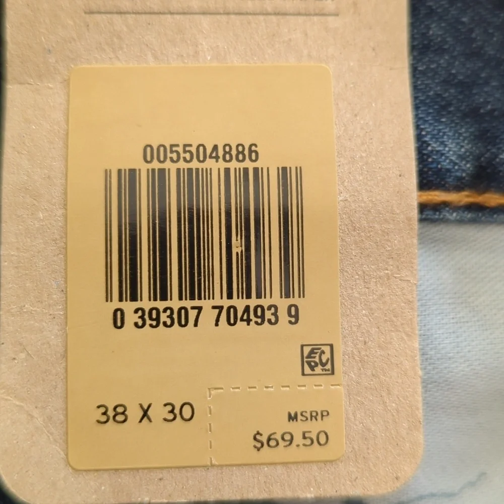 Levi's 550 Relaxed Fit Blue Jeans 38 X 30 New With Tags!!!